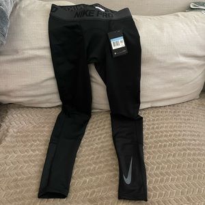 Nike Pro Tights Mens Medium Black Compression